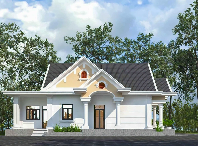 Lựa chọn nhà cấp 4 mái thái 100m2 sang xịn