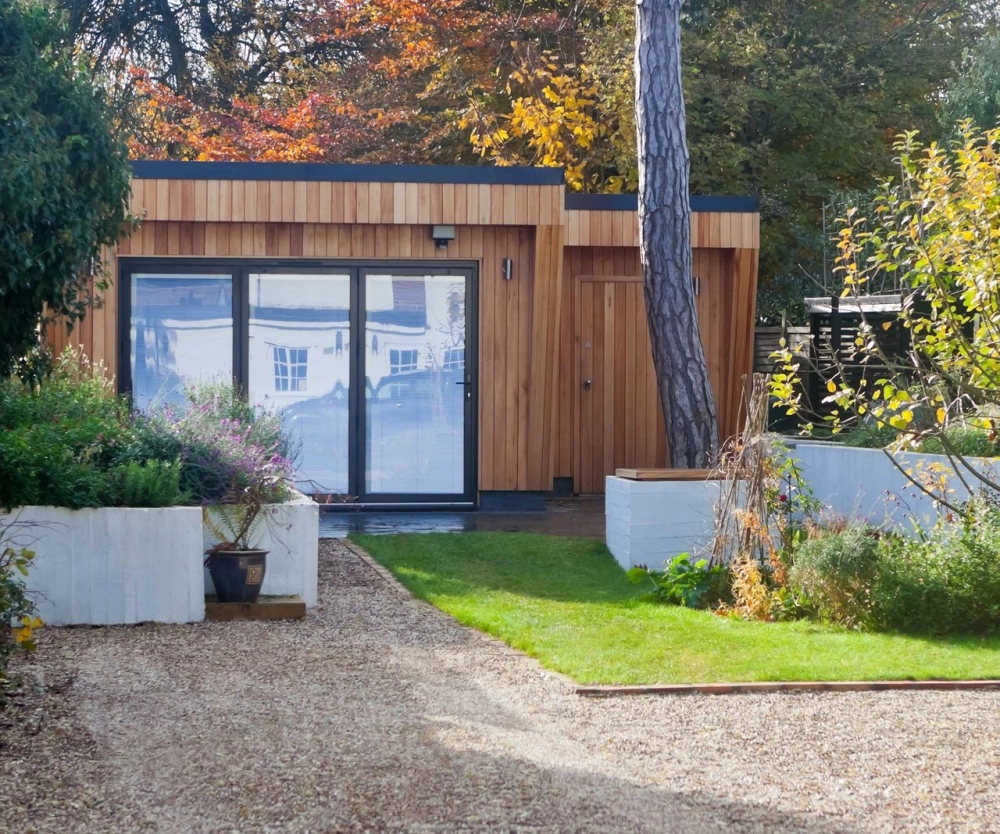 Mẫu nhà gỗ nhỏ sân vườn lắp ghép hiện đại và tiện lợi