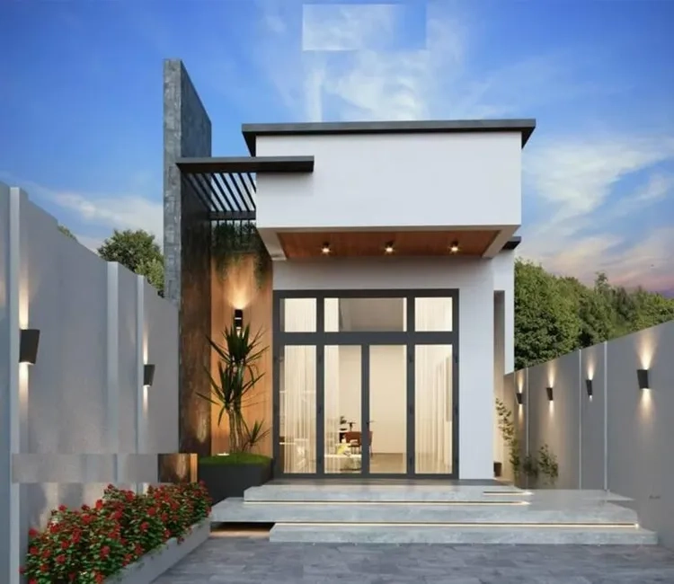 Ảnh nội thất nhà ống 1 tầng tối ưu không gian