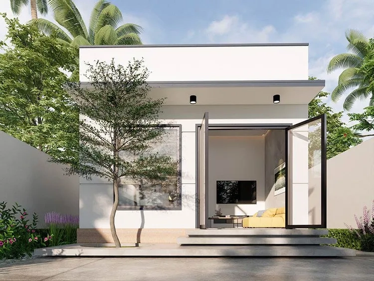 Ảnh nhà ống 1 tầng phong cách châu âu thời thượng