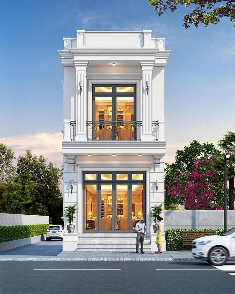 Tham khảo thiết kế tối ưu trong ảnh mặt tiền nhà ống kinh doanh