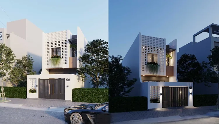 Khám phá vẻ cuốn hút từ ảnh nhà ống 2 tầng đẹp