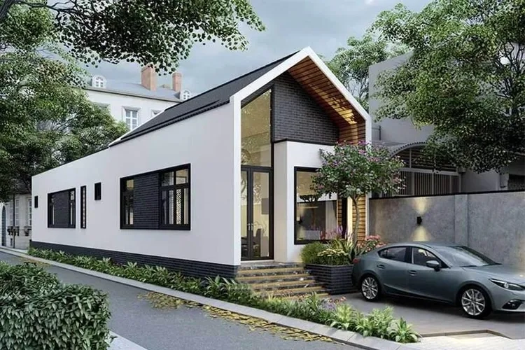 Xem ảnh chi tiết cửa sổ và mái nhà cấp 4 tinh tế và hài hòa