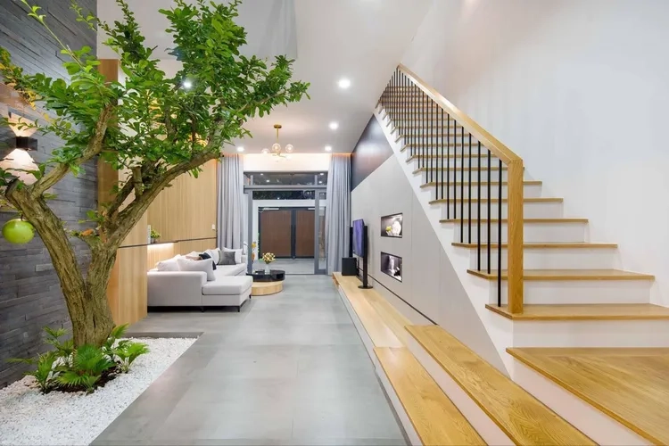 Ảnh phối cảnh nhà ống đẹp thu hút ánh nhìn đầu tiên