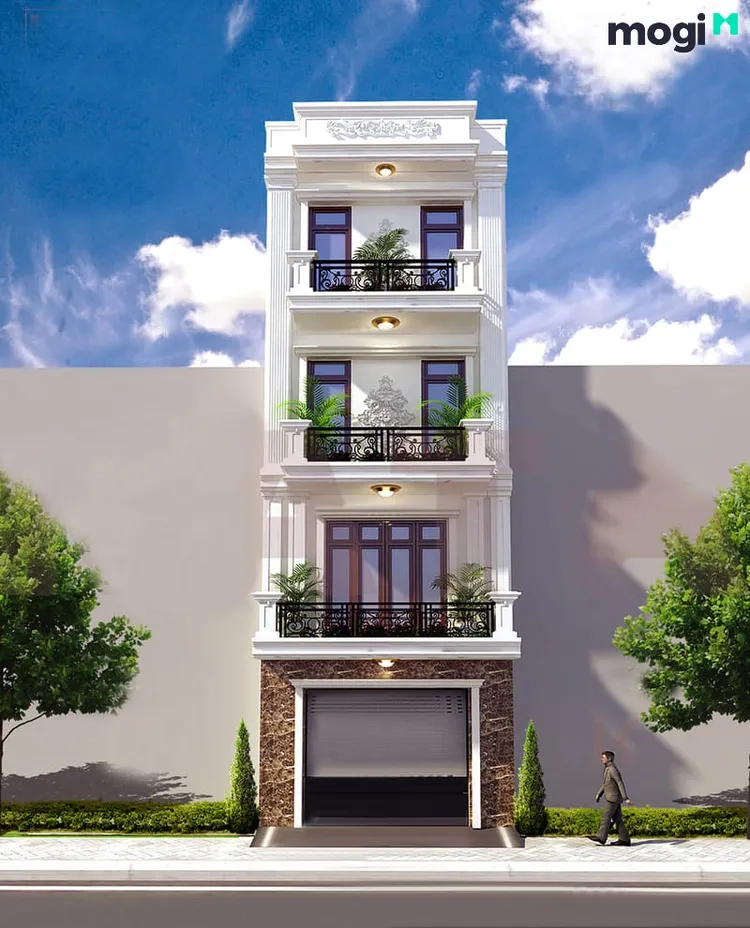 Hình ảnh nhà ống mái thái đẹp tôn lên vẻ hài hòa tinh tế