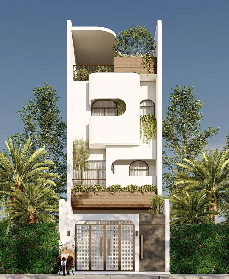 Ảnh kiến trúc nhà ống mini đẹp mắt và tối ưu