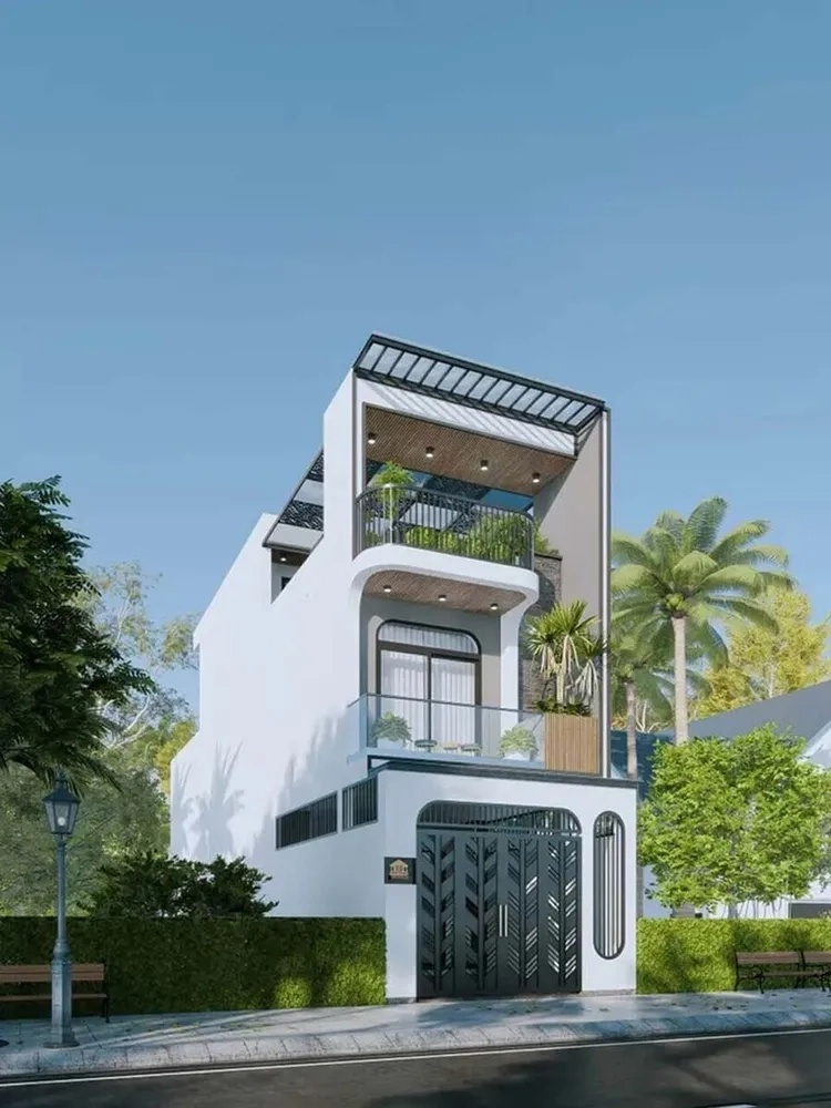 Ảnh nhà ống tối ưu ánh sáng tự nhiên sáng sủa