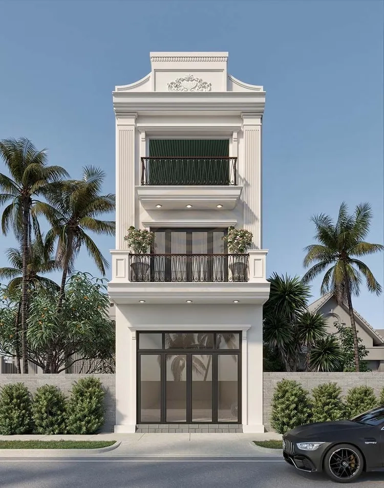 Khám phá ảnh kiến trúc nhà ống kiểu Châu Âu hiện đại