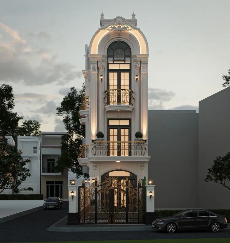 Tham khảo ảnh so sánh nhà ống hiện đại và kiểu Pháp nổi bật