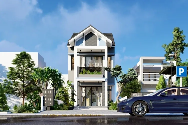 Tham khảo ảnh thiết kế mái thái cho nhà ống sáng tạo