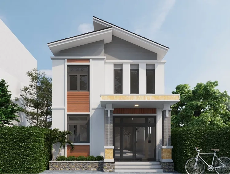 Khám phá ảnh tường rào và cổng nhà ống mái thái tinh tế