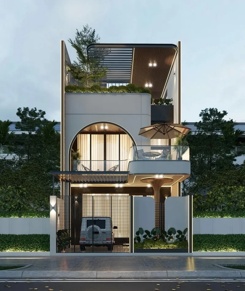 Mẫu nhà phố hiện đại đẹp được ưa chuộng