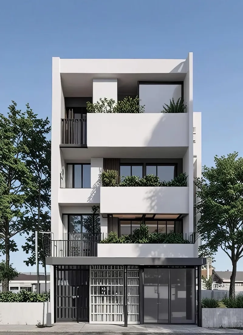 Thiết kế nhà 4 tầng hiện đại cao cấp