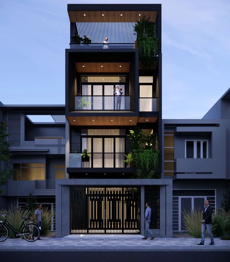 Khám phá mẫu nhà phố 5x15m