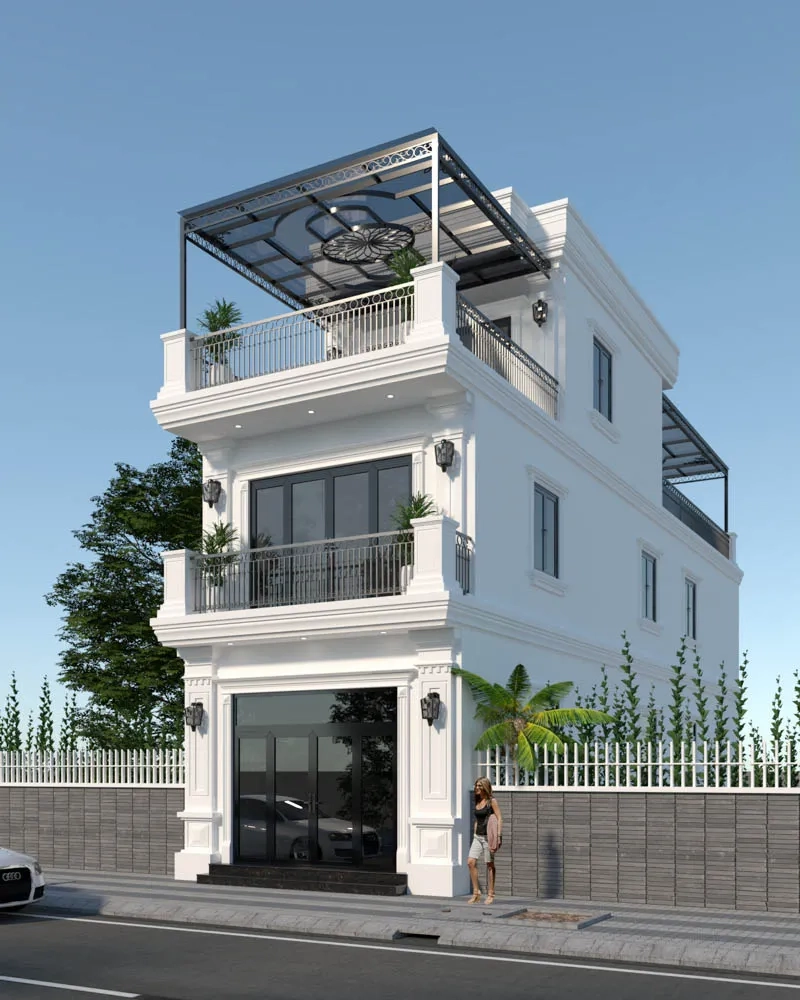 Mặt tiền 6m tân cổ điển