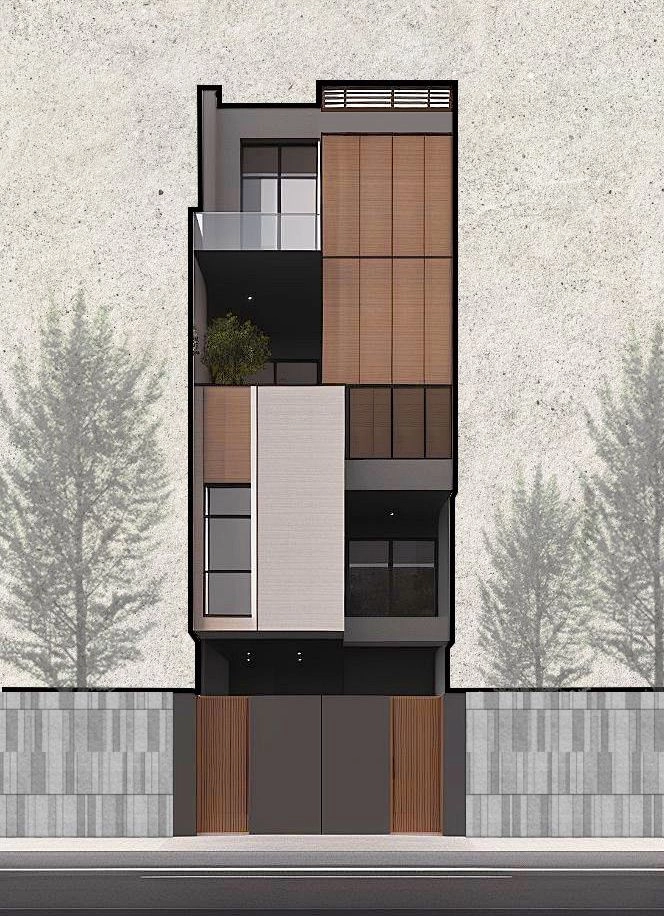 Tham khảo bản vẽ nhà mặt tiền 6m chi tiết