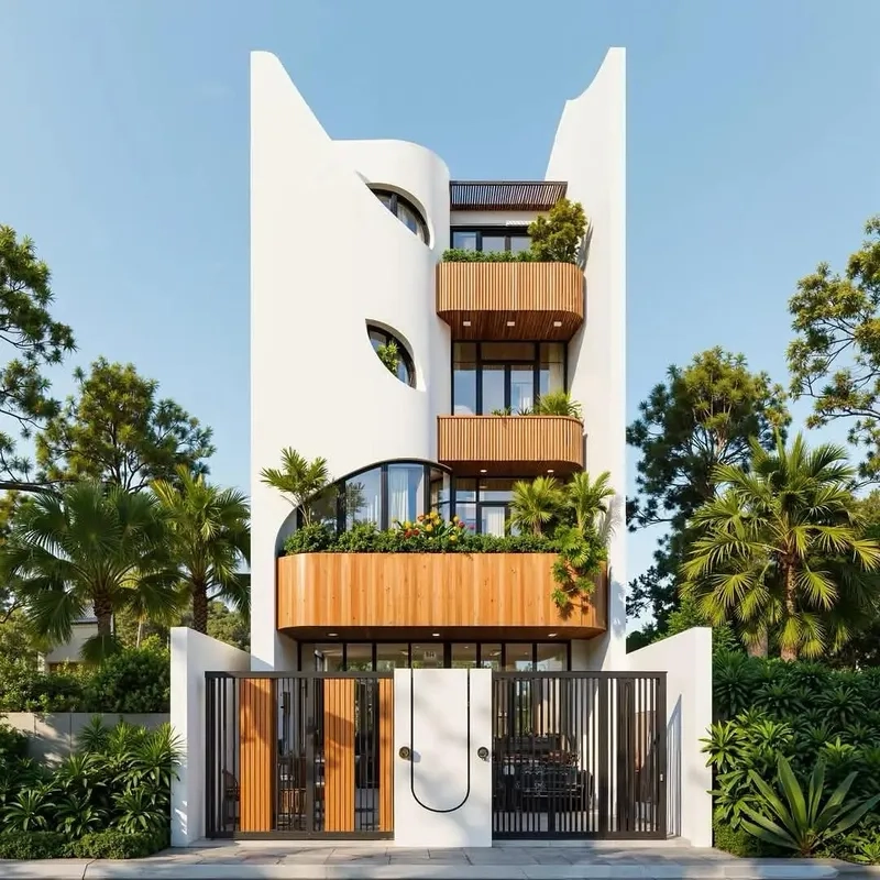 Bản vẽ nhà mặt tiền 7m chi tiết