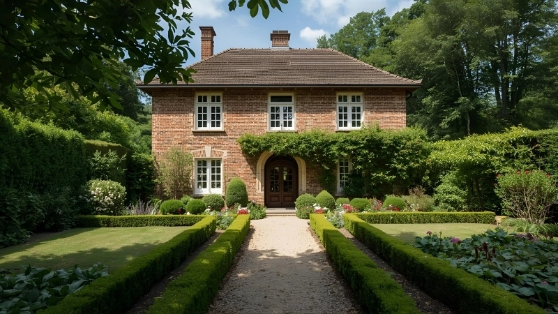 Biệt thự nhà vườn châu âu tráng lệ nằm ẩn mình giữa đồi thông xanh