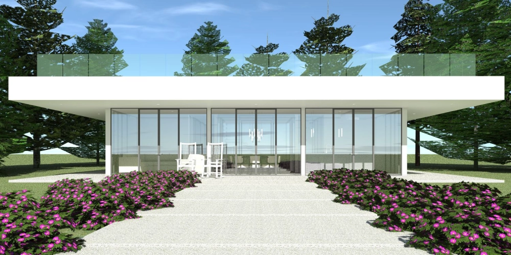 Mẫu nhà vườn mái ngói truyền thống kết hợp kiến trúc hiện đại phá cách