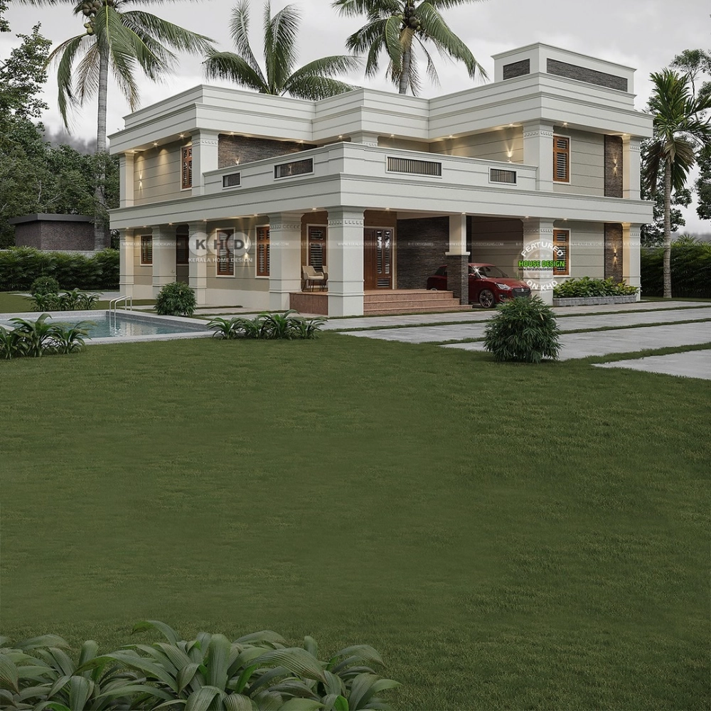 Thiết kế phòng bếp thông thoáng của nhà mái bằng không gian mở