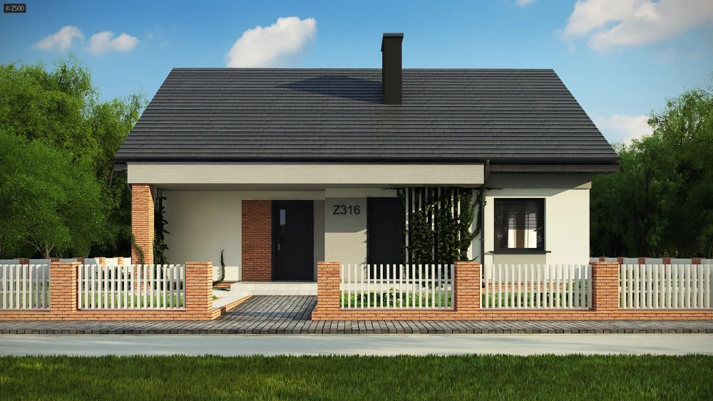 Thiết kế mẫu nhà vườn cấp 4 4 phòng ngủ cho gia đình đông người