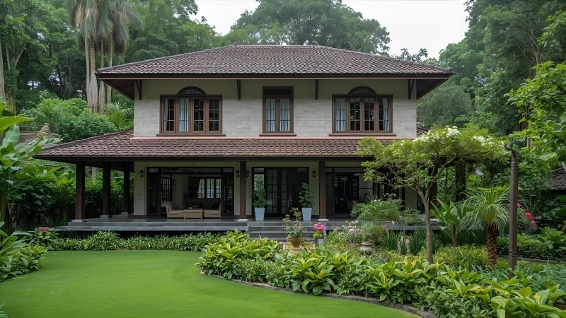 Hàng rào cây xanh tự nhiên thay thế tường rào bê tông bí bách