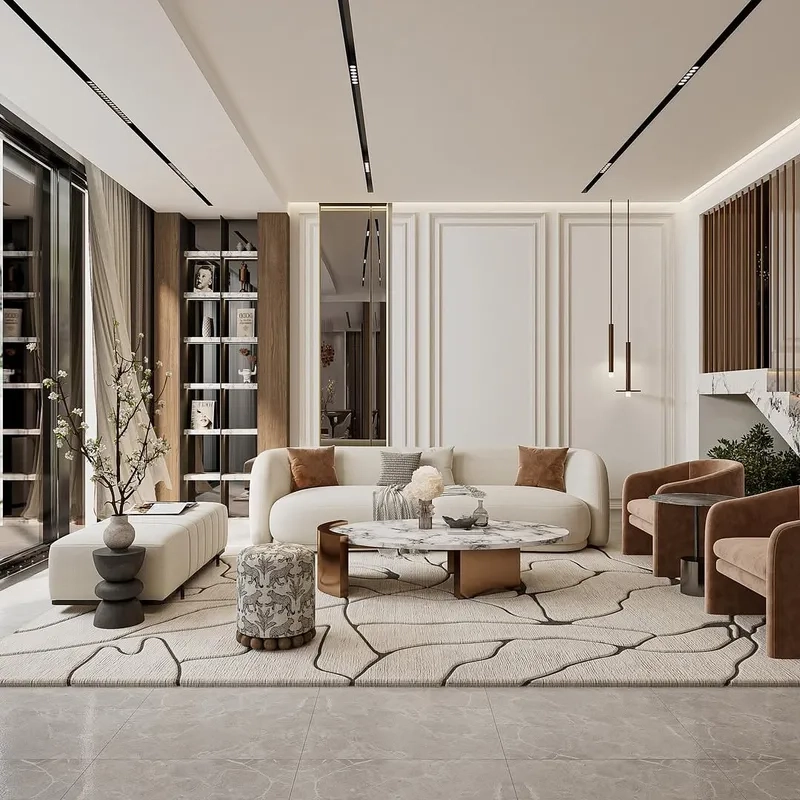 Phòng khách nhà phố nhỏ