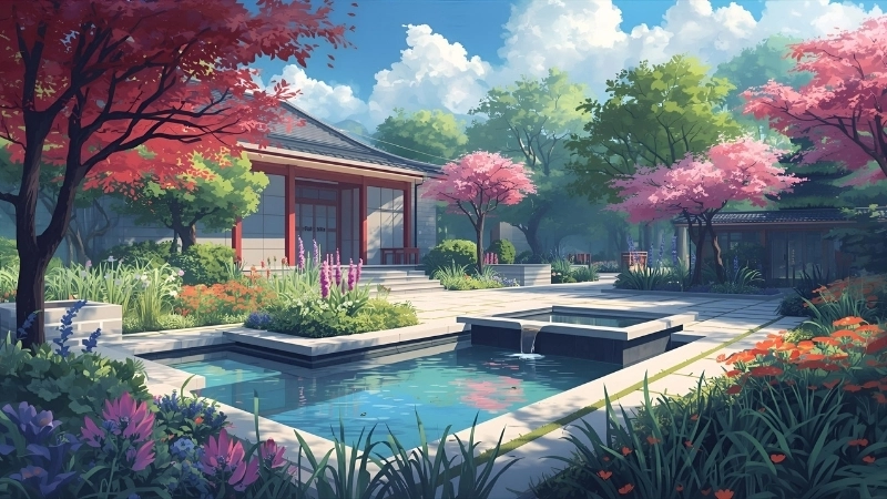 Bộ sưu tập các mẫu thiết kế sân vườn đẹp phong cách nhật bản zen thiền định