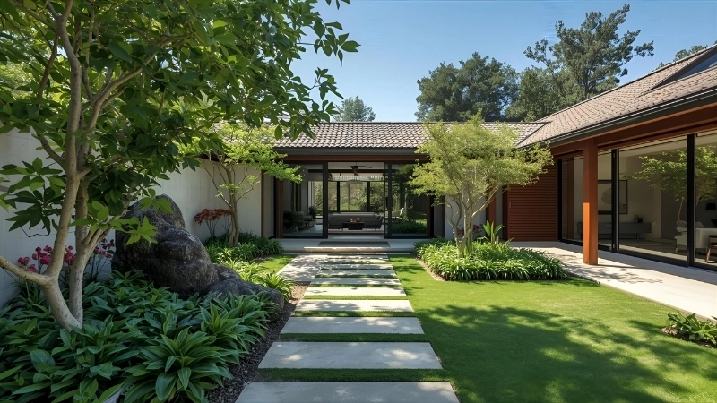 Tổng hợp các mẫu nhà sân vườn đẹp không gian mở thoáng đãng