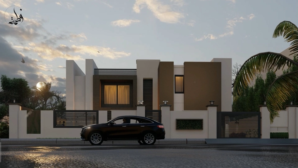 Lối đi lát đá trong các mẫu thiết kế nhà vườn 2 tầng đẹp