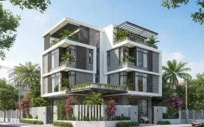 Tuyển chọn ảnh biệt thự 2 mặt tiền lộng lẫy đẹp khó rời mắt