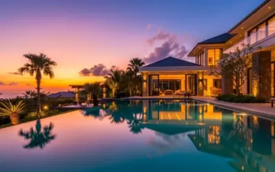 Top mẫu biệt thự nhà vườn có bể bơi đẹp như resort