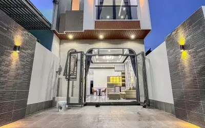 Mẫu nhà phố đẹp hiện đại, tối ưu không gian sống đô thị