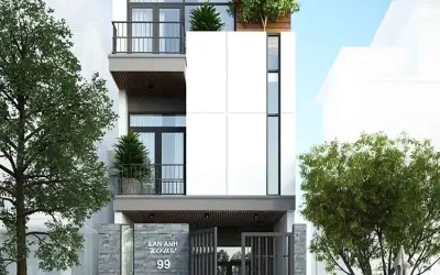 Khám phá mẫu nhà ống mái bằng hiện đại đẹp khó rời mắt