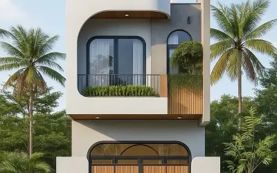 Mẫu nhà phố hiện đại đẹp và tiện nghi theo xu hướng mới