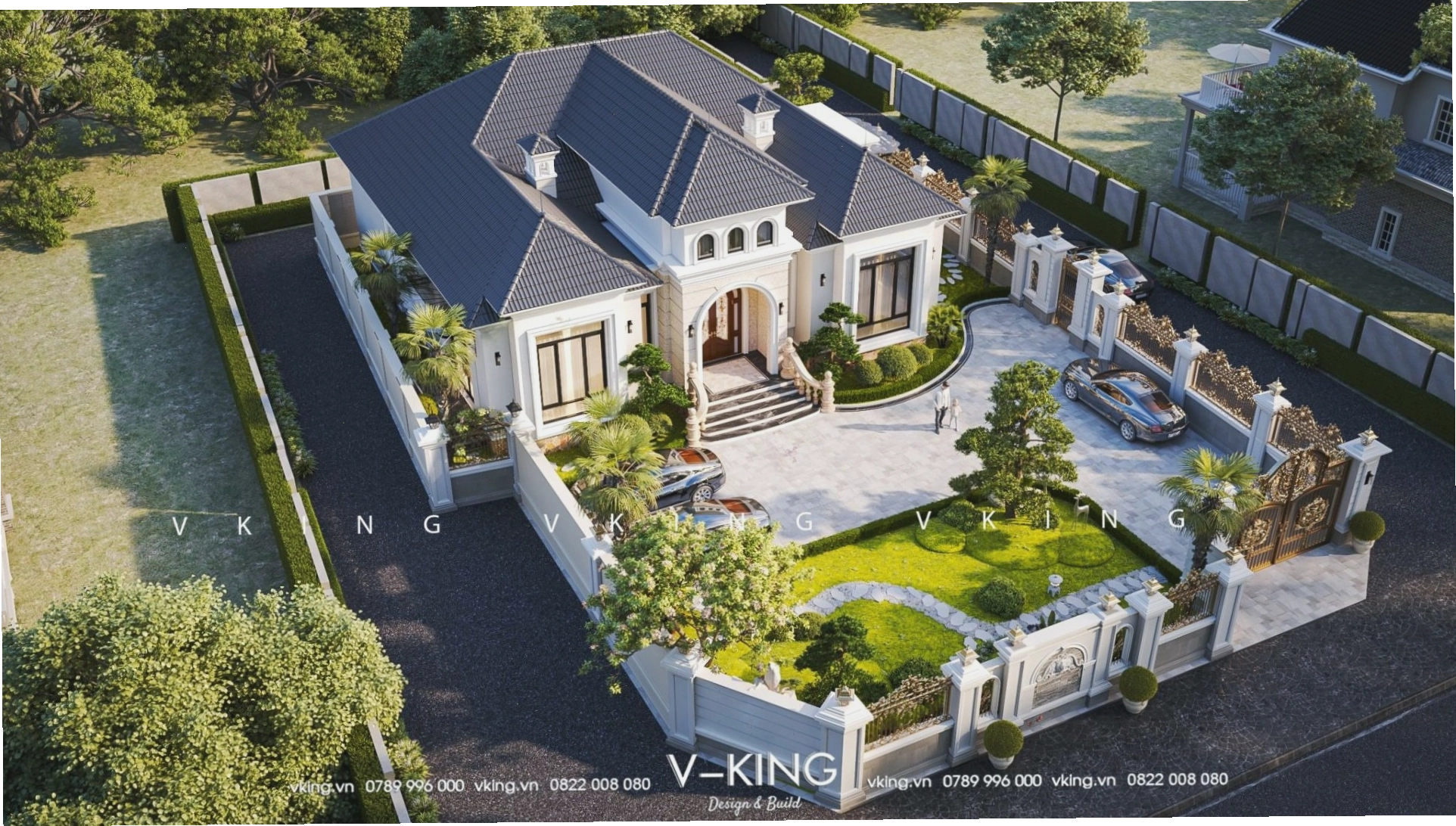 Biệt thự nhà vườn lung linh về đêm