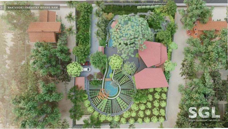 Dự án thiết kế nhà vườn farmstay tại Quảng Nam