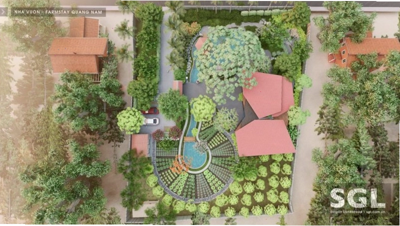 Dự án thiết kế nhà vườn farmstay tại Quảng Nam theo phong cách Nhật Bản