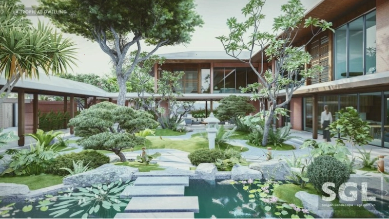 Dự án thiết kế nhà vườn LA TROPICAL DWELLING