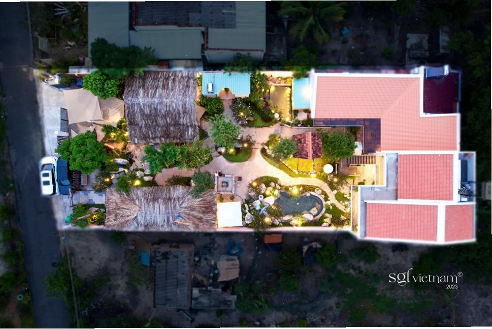 Dự án thiết kế thi công cảnh quan sân vườn quán cafe sân vườn Hồ Cốc Coffee Safari