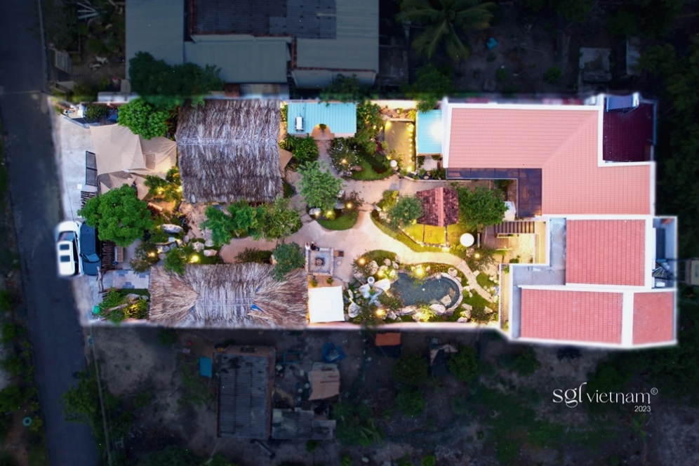Dự án thiết kế thi công cảnh quan sân vườn quán cafe sân vườn Hồ Cốc Coffee Safari
