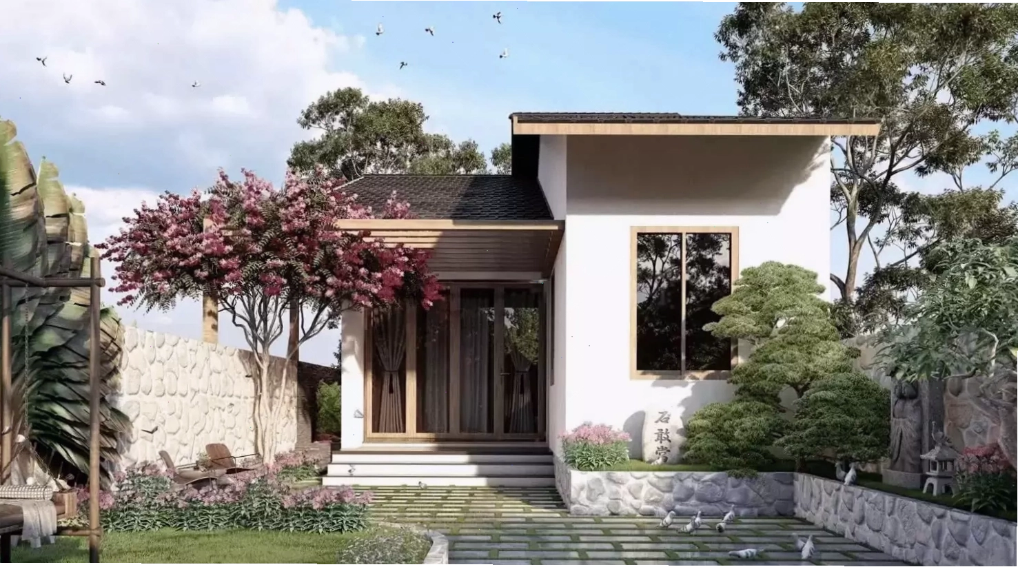 Mẫu nhà vườn cấp 4 đẹp giá rẻ chỉ từ 300 triệu với không gian xanh thoáng đãng