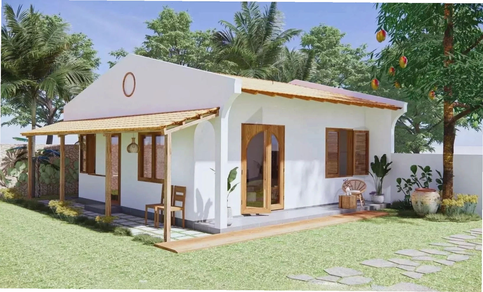 Mẫu nhà vườn thanh lịch