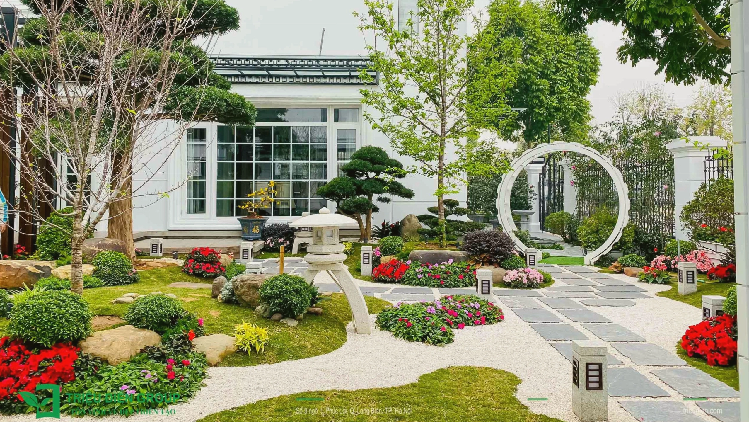 Mẫu thi công sân vườn đẹp tối ưu chi phí