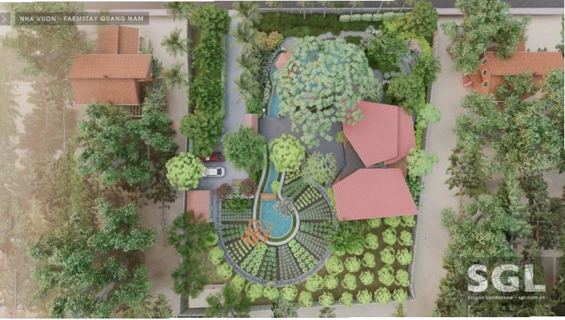Mẫu thiết kế nhà vườn phong cách Nhật Bản Farmstay tại Quảng Nam
