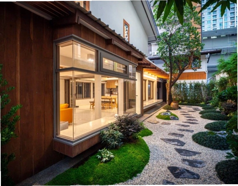 Mẫu thiết kế nhà vườn phong cách tối giản