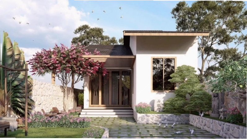 Nhà cấpL 2 phòng ngủ phù hợp với những mảnh đất diện tích vừa phải