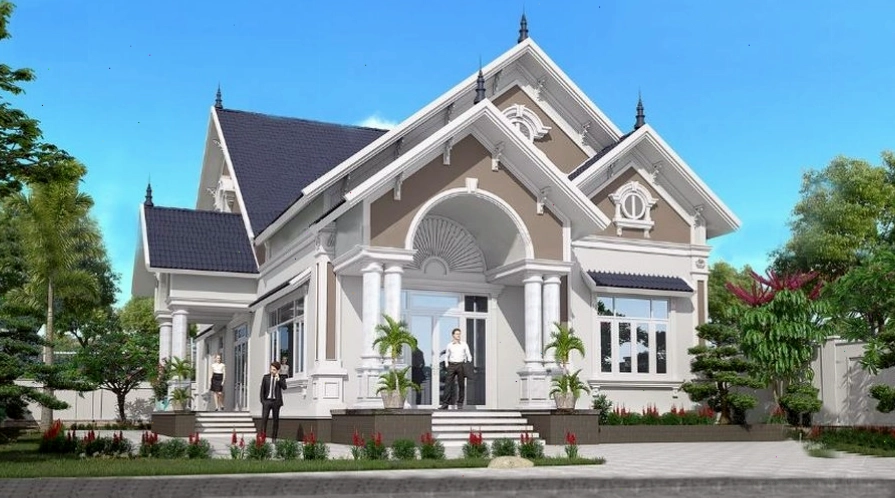 Nhà mái Thái thanh thoát với công năng đầy đủ
