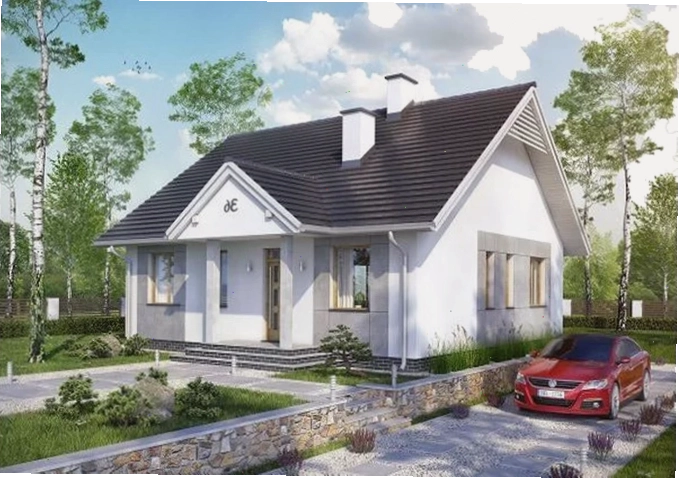 Nhà vườn kiểu Châu Âu với cảnh quan xanh mát bao quanh