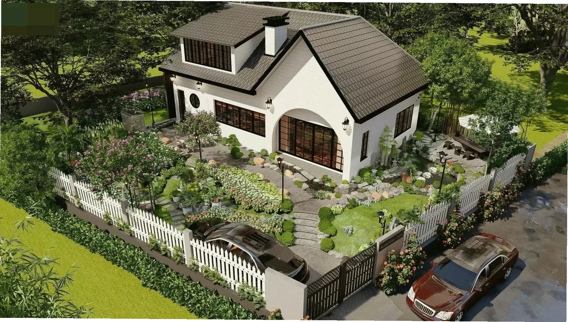 Nhà vườn mái Nhật với không gian yên bình